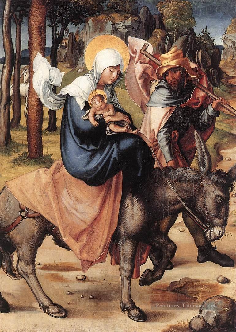 Les Sept Douleurs de la Vierge La Fuite en Egypte Albrecht Dürer Peintures à l'huile
